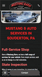 Mobile Screenshot of mustangbarn.com